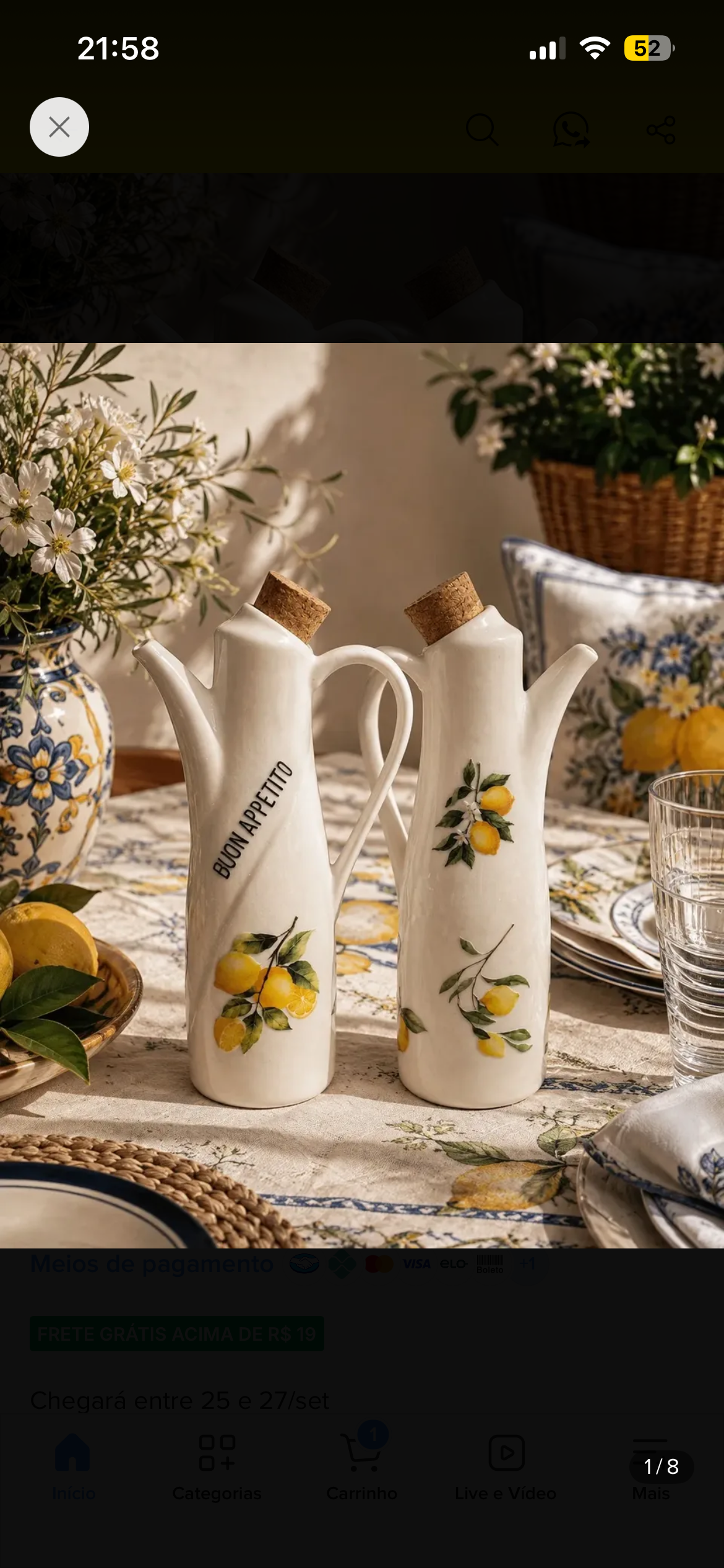 Galheteiro R$78,56