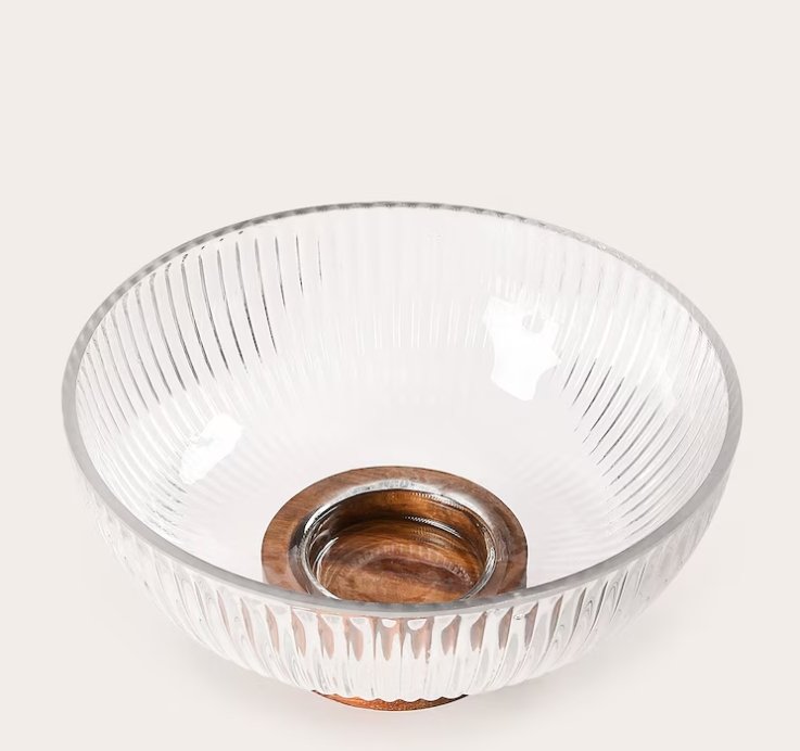 Fruteira em vidro R$169,99